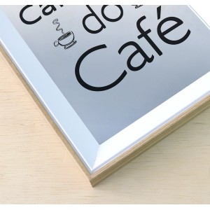 BANDEJA ESPELHADA DE MADEIRA 24X30CM CANTINHO CAFE - GDR0684A-BG