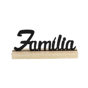 ENFEITE FAMILIA DE MDF 3,8X8,5X19,8CM - 3257