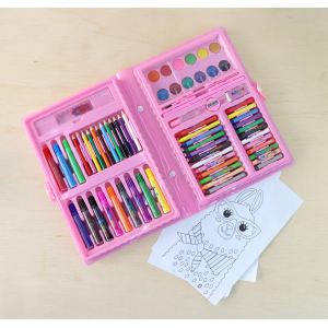 ESTOJO ESCOLAR 68 PECAS LHAMA - MT68-LHAMA