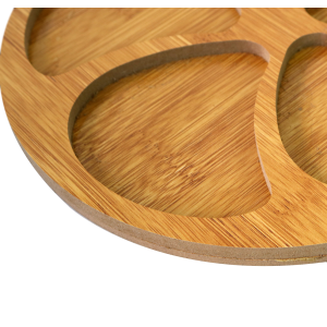 PETISQUEIRA DE MADEIRA COM 5 DIVISÓRIAS 25CM - MG5275