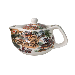 BULE CHALEIRA COM INFUSOR CERÂMICA  FLORAL 250 ML - BUL03B-C