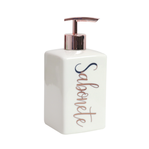 PORTA SABONETE DE PORCELANA 500ML - BRHW10418-S