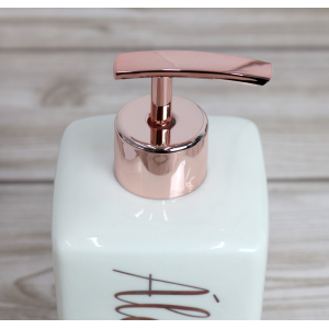 PORTA ÁLCOOL GEL DE PORCELANA 500ML -BRHW10418-A