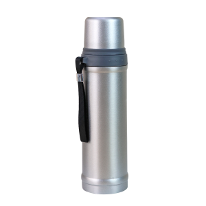 GARRAFA INOX  ISOTÉRMICA COM ACIONAMENTO CLICK 650ML PRATA - LC1720-PTA