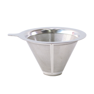 FILTRO E COADOR DE CAFÉ DE INOX REUTILIZAVEL 6X10CM - TRC8717