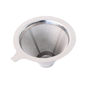 FILTRO E COADOR DE CAFÉ DE INOX REUTILIZAVEL 6X10CM - TRC8717